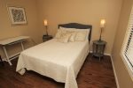 Guest bedroom offers a full size bed